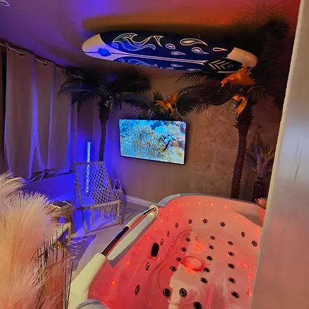 Appartement Oasis Detente Love Room Avec Spa Balneo Privatif 20 Min De Lille Bassee Esterno foto